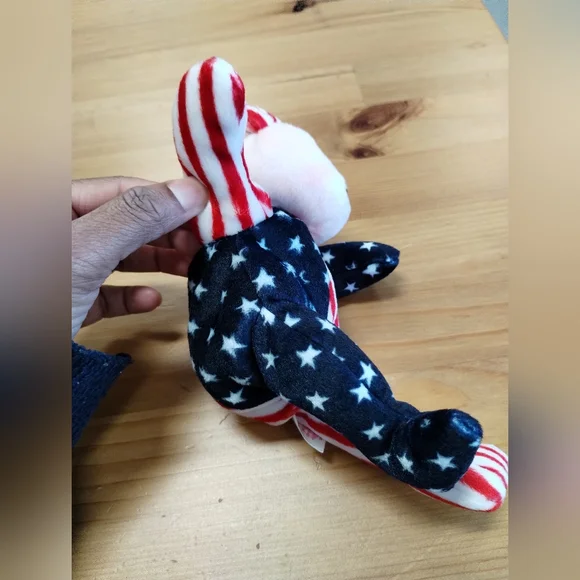 ✓Ty Beanie Baby - SPANGLE the Bear White Face (Stuffed Animal) - Picture 12 of 15